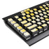 Yellow Tie Die K95 RGB PLATINUM Mechanical Gaming Keyboard Skin