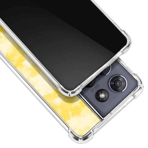 Yellow Tie Die Moto G Power 5G (2025) Clear Case