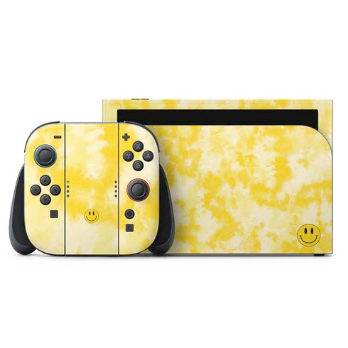 Yellow Tie Die Nintendo Skins