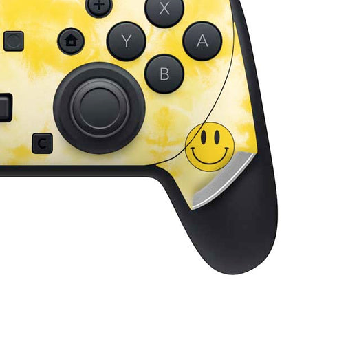 Yellow Tie Die Nintendo Switch 2 (2025) Pro Controller Skin