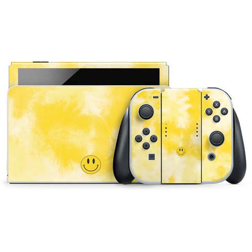 Yellow Tie Die Nintendo Skins