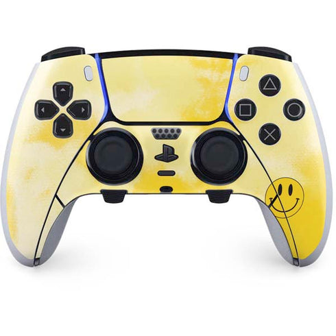 Yellow Tie Die PS5 DualSense Edge Pro Controller Skin