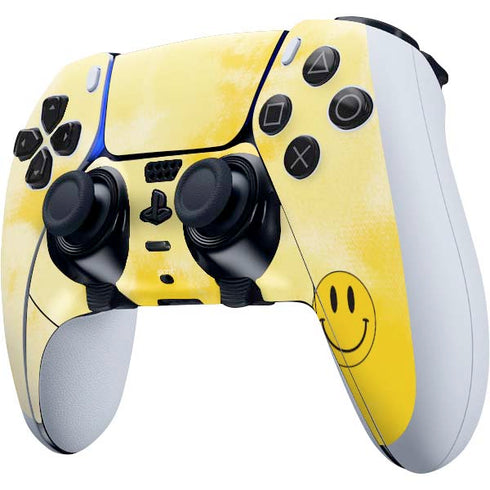Yellow Tie Die PS5 DualSense Edge Pro Controller Skin