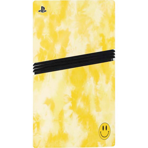 Yellow Tie Die PS5 Pro Disk Bundle Skin