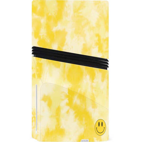 Yellow Tie Die PS5 Pro Disk Bundle Skin