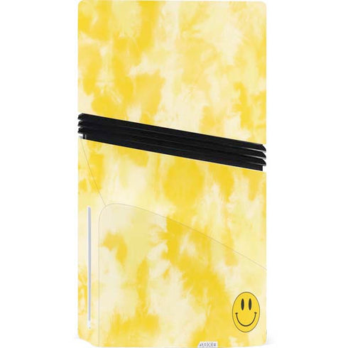 Yellow Tie Die PS5 Pro Disk Console Skin