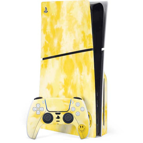 Yellow Tie Die PlayStation PS5 Skins