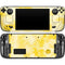 Yellow Tie Die Steam Deck Handheld Gaming Computer OLED Skin