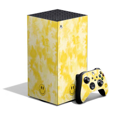 Yellow Tie Die XBox Series X Digital Edition Bundle Skin