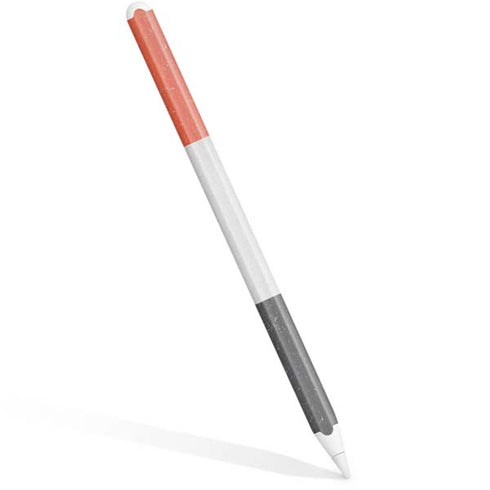 Yemen Flag Distressed Apple Pencil (2nd Gen 2019) Skin