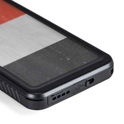 Yemen Flag Distressed Galaxy S24 Plus Waterproof Case