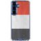 Yemen Flag Distressed Galaxy S25 FE Clear Case