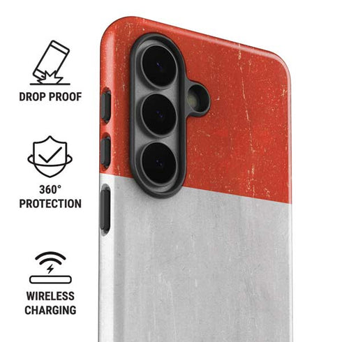 Yemen Flag Distressed Galaxy S26 Plus Impact Case