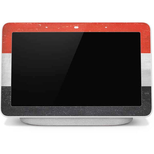 Yemen Flag Distressed Google Home Hub Skin