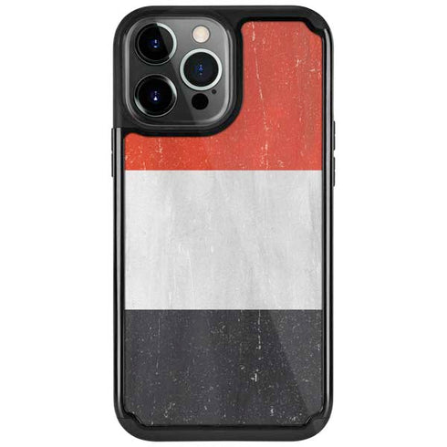 Yemen Flag Distressed iPhone Cases