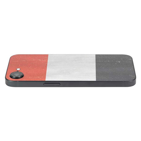 Yemen Flag Distressed iPhone 16e Skin