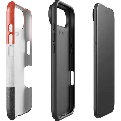 Yemen Flag Distressed iPhone 17 Air Impact Case