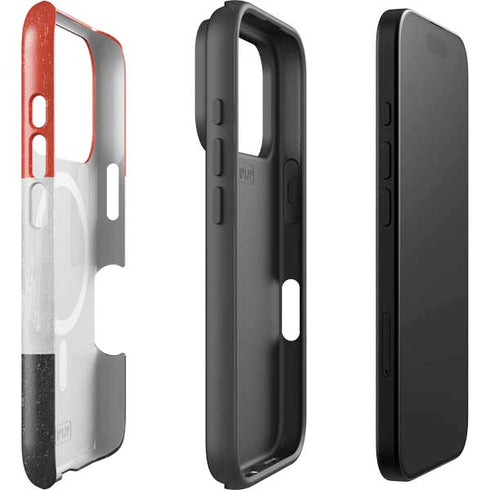 Yemen Flag Distressed iPhone 17 Pro Max Magsafe Impact Case