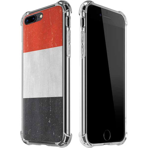 Yemen Flag Distressed iPhone Cases