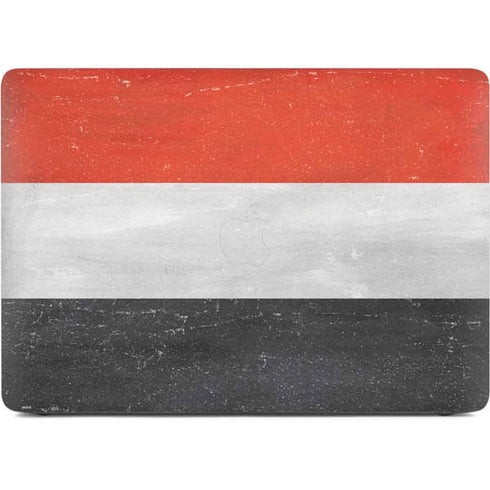 Yemen Flag Distressed Apple MacBook Air Skin