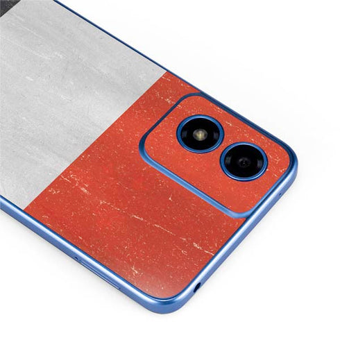 Yemen Flag Distressed Moto G Play 4G (2024) Skin