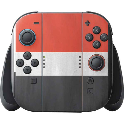 Yemen Flag Distressed Nintendo Switch 2 (2025) with Joy-Con Skin
