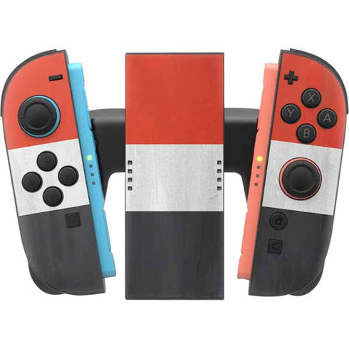 Yemen Flag Distressed Nintendo Switch 2 (2025) Joy-Con Controller Skin