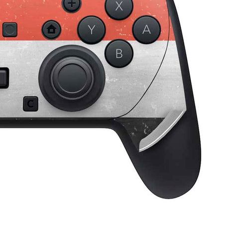 Yemen Flag Distressed Nintendo Switch 2 (2025) Pro Controller Skin