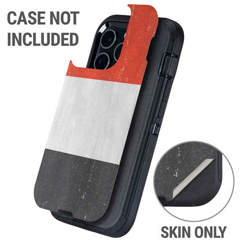 Yemen Flag Distressed Otterbox Defender iPhone Skin