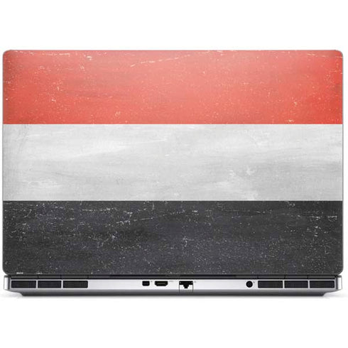 Yemen Flag Distressed Dell Precision Skin
