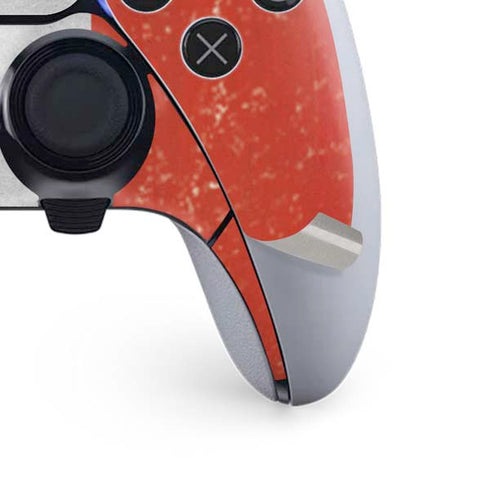 Yemen Flag Distressed PS5 DualSense Edge Pro Controller Skin