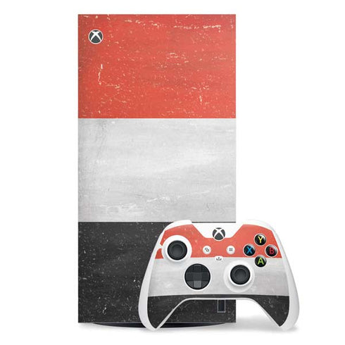 Yemen Flag Distressed Xbox Series X Skins