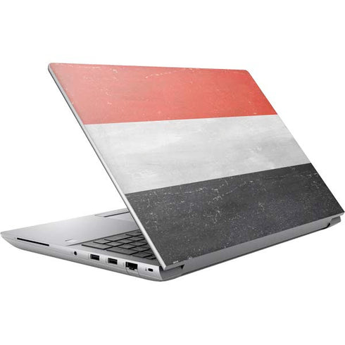 Yemen Flag Distressed HP ZBook Fury 16 G10 Skin