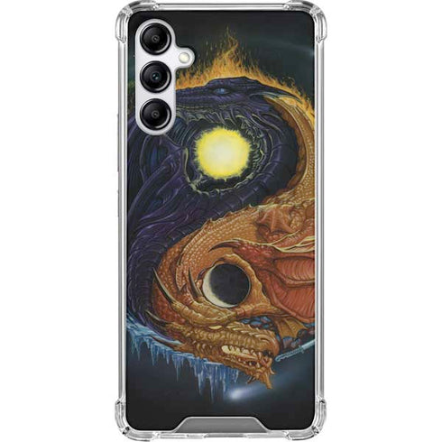 Yin Yang Dragon by Ed Beard Jr Gabb Phone 4 Clear Case