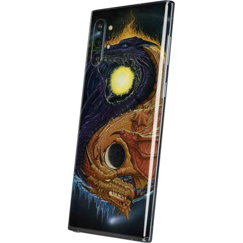 Yin Yang Dragon by Ed Beard Jr Galaxy Note 10 Plus Skin