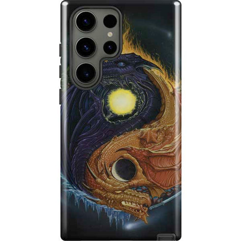 Yin Yang Dragon by Ed Beard Jr Galaxy S23 Ultra Pro Case