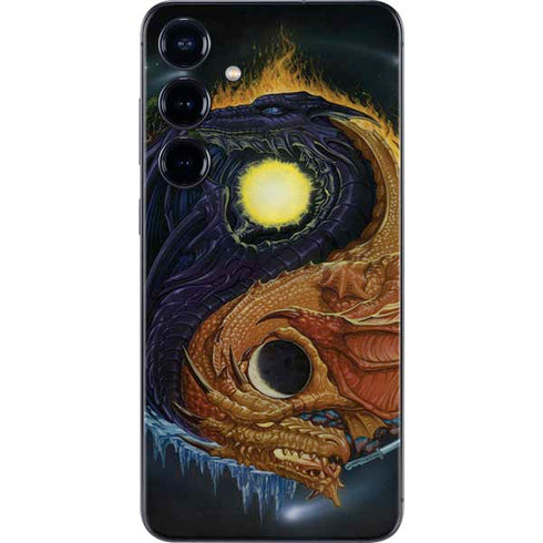Yin Yang Dragon by Ed Beard Jr Galaxy S25 Plus Skin