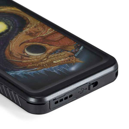 Yin Yang Dragon by Ed Beard Jr Galaxy S24 Waterproof Case
