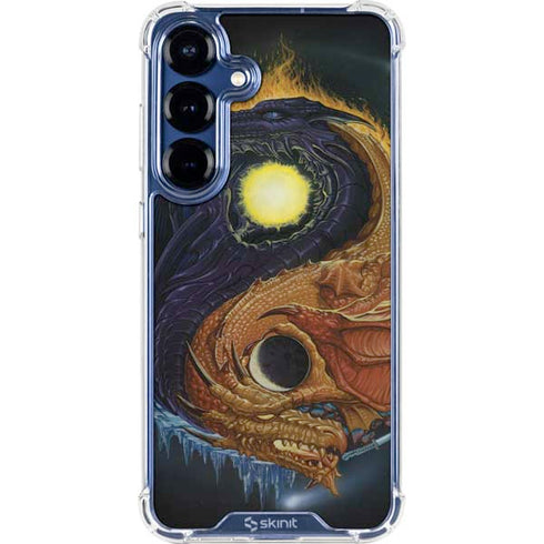 Yin Yang Dragon by Ed Beard Jr Galaxy S25 Plus Clear Case