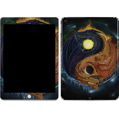 Yin Yang Dragon by Ed Beard Jr Apple iPad Skin