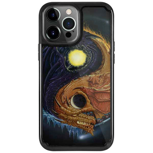 Yin Yang Dragon by Ed Beard Jr iPhone Cases