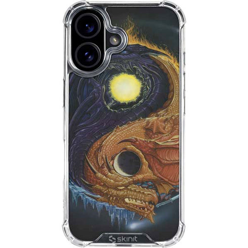 Yin Yang Dragon by Ed Beard Jr iPhone 16 Clear Case