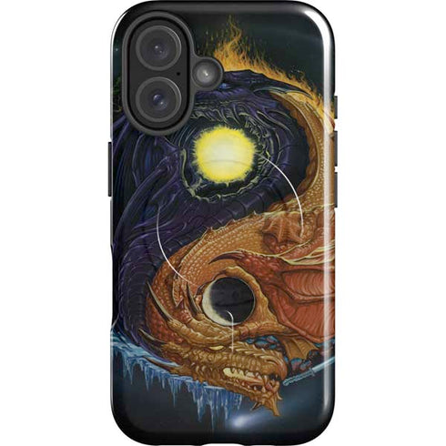 Yin Yang Dragon by Ed Beard Jr iPhone 16 Magsafe Impact Case