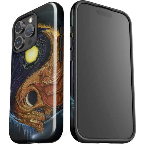 Yin Yang Dragon by Ed Beard Jr iPhone 16 Pro Max Impact Case
