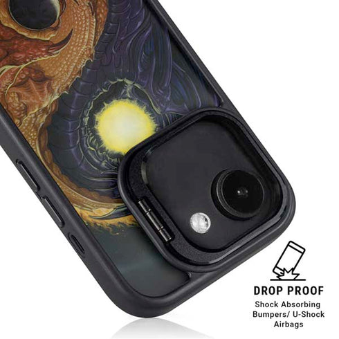 Yin Yang Dragon by Ed Beard Jr iPhone 16e Kickstand Case