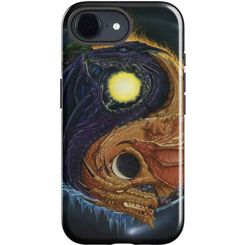 Yin Yang Dragon by Ed Beard Jr iPhone 16e Impact Case
