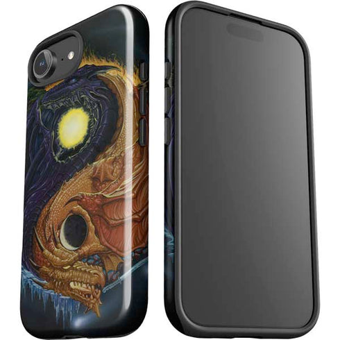 Yin Yang Dragon by Ed Beard Jr iPhone 16e Impact Case