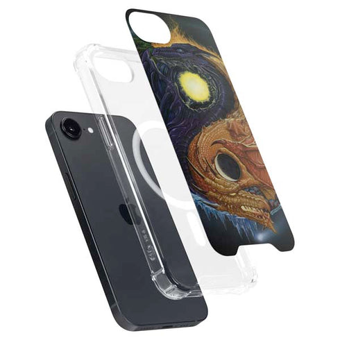 Yin Yang Dragon by Ed Beard Jr iPhone 16e MagSafe Case