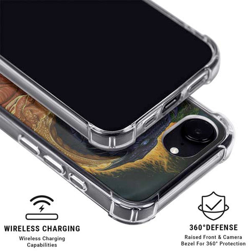 Yin Yang Dragon by Ed Beard Jr iPhone 16e MagSafe Case
