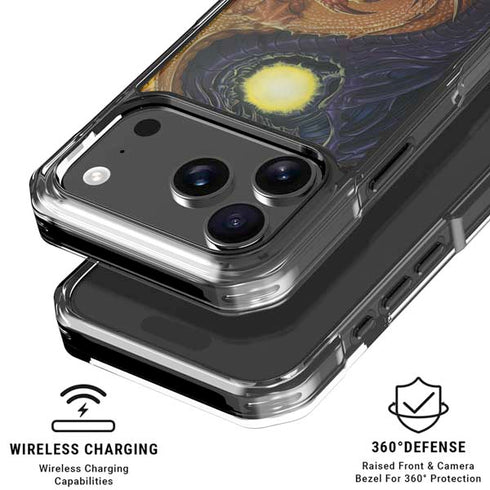 Yin Yang Dragon by Ed Beard Jr iPhone 18 Pro Clear Case